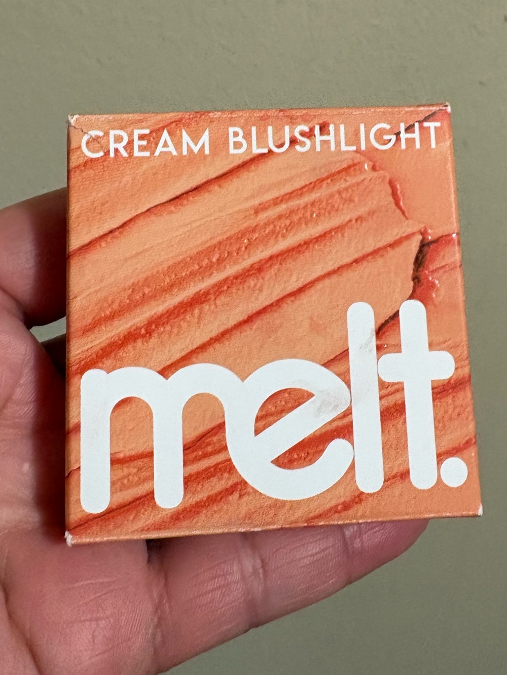 Melt Cosmetics—Cream Blushlight —cali dream Peachy Like New I Just Swatch.